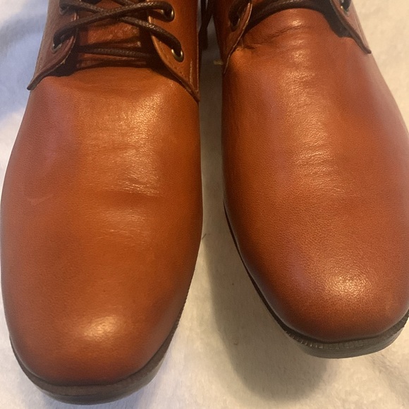 Christy Dawn The Dawn Boot Walnut Leather Sz 9 Lace Up Dress Handmade - Picture 5 of 13